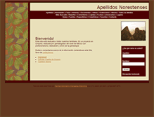 Tablet Screenshot of apellidosnorestenses.org